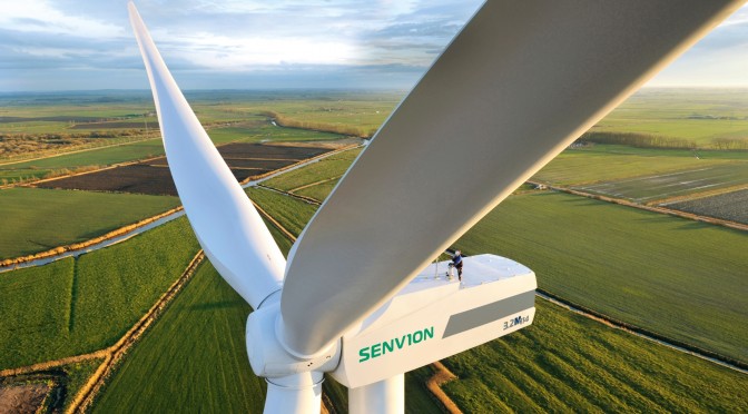 La eólica Senvion continúa con el crecimiento de los aerogeneradores instalados: 546 MW en los primeros seis meses de 2019