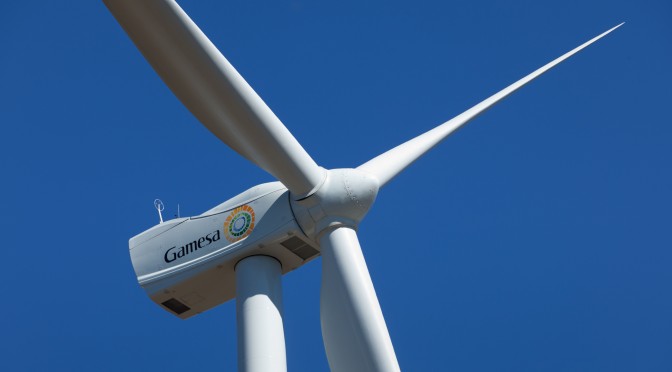 Eólica en China: Gamesa certifica sus aerogeneradores G97-2.0 MW.