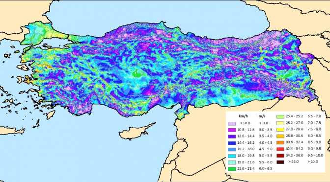 Turquía tendrá 20 GW de de energía eólica para 2023