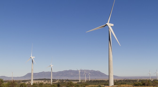 Sudáfrica impulsa la energía eólica