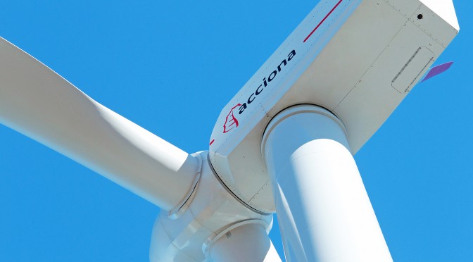 Eólica en Texas: parque eólico con aerogeneradores de Acciona con 93 MW