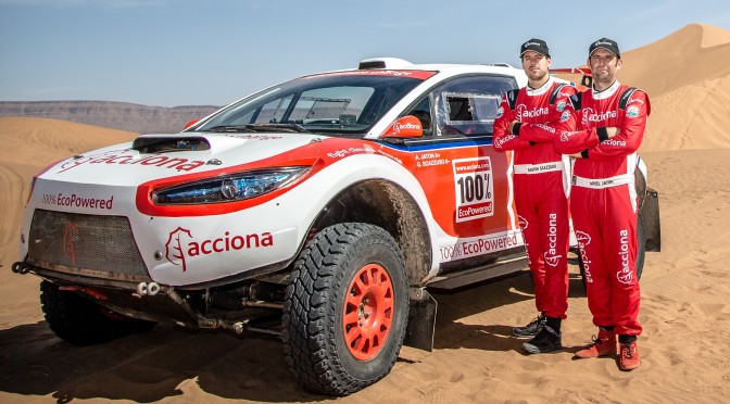 Acciona 100% EcoPowered, el primer coche eléctrico en completar el Rally Dakar
