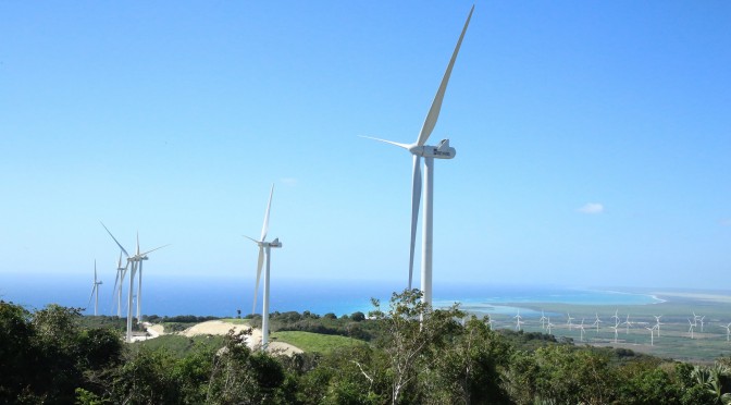 Eólica en República Dominicana: parque eólico Larimar con aerogeneradores de Vestas