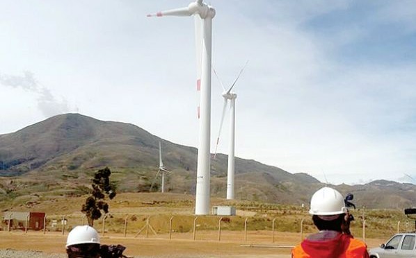 Bolivia invierte en eólica
