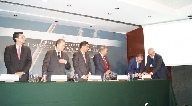 Acciona Energía ha firmado con la CFE de México su primer contrato de energías renovables