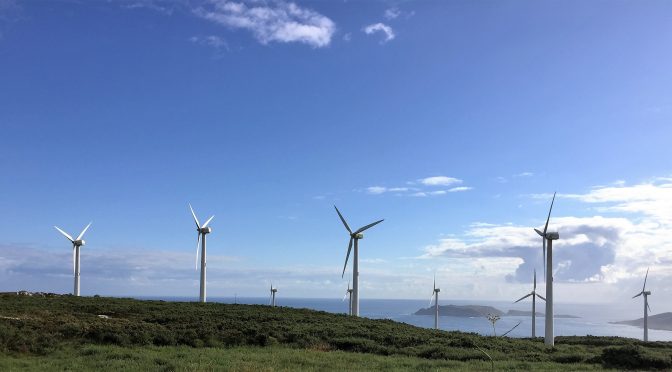 Eólica en Galicia: repotenciación del parque eólico de Malpica