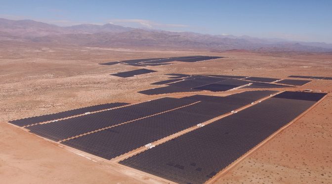 Acciona conecta una fotovoltaica de 246 MWp en Chile