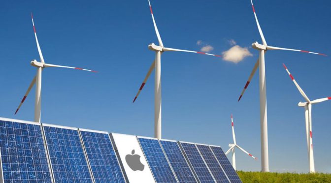 Apple se pone seria en energías renovables, ahora a por la eólica