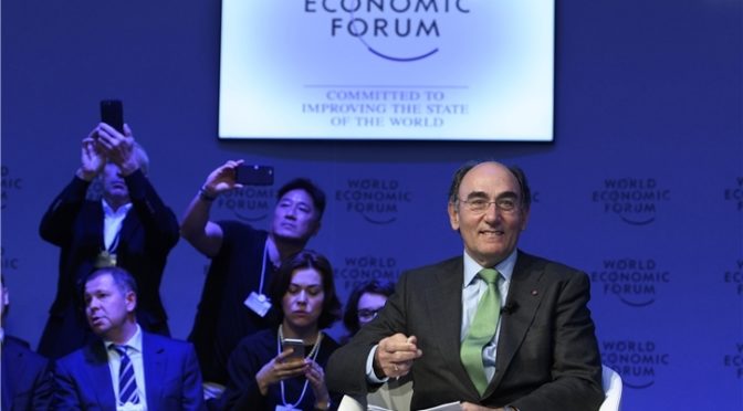 Galán defiende en Davos la descarbonización de la energía