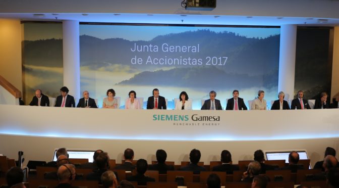 Siemens Gamesa celebra su primera Junta de Accionistas