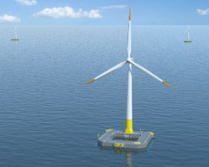 Turbina eólica flotante inaugurada en Francia