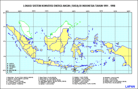 Indonesia con una gran central eólica