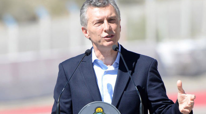 Macri lanza acuerdo sobre Energías Renovables en Argentina