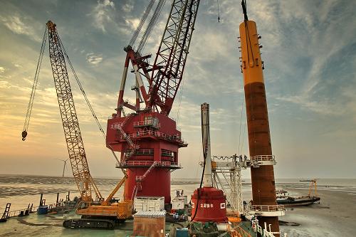 Un nuevo buque de turbinas eólicas más grande impulsará la cooperación internacional de China