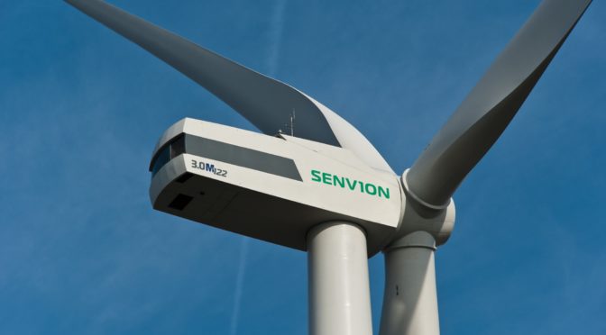 El total de pedidos de aerogeneradores para la energía eólica de Senvion en India supera 1 GW