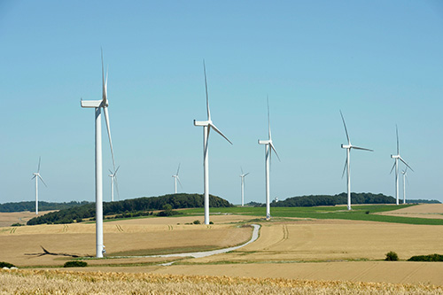 La potencia de energía eólica del primer semestre de Francia aumentó 0,5 GW