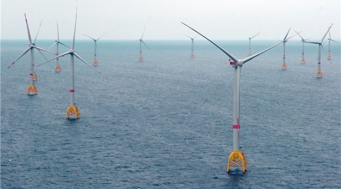 Iberdrola y Navantia celebran entrega de los primeros jackets para el mayor parque eólico marino