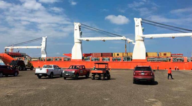 Eólica en México: llega barco a Tampico para proyecto eólico