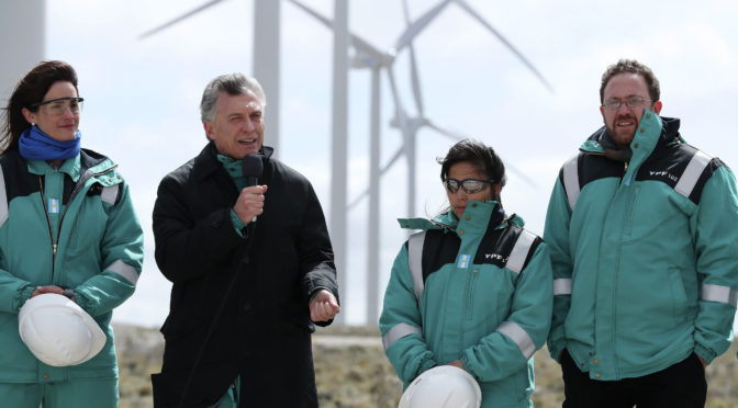 La energía eólica sufre la incertidumbre de Argentina