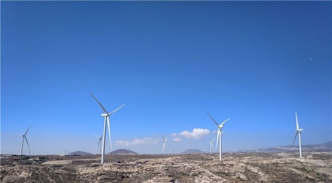 Iberdrola completa su primera central eólica en Canarias
