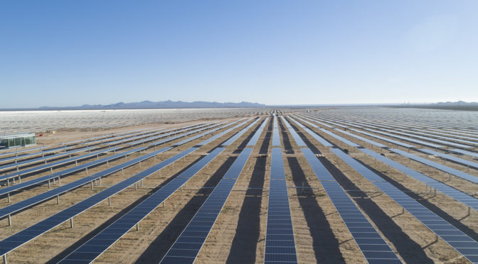 Acciona adquiere 3.000 MW de fotovoltaica en EE UU