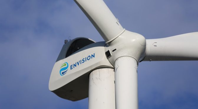 Envision Energy obtiene un pedido de Serentica Renewables para aerogeneradores de 350 MW de eólica