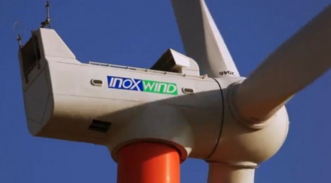 Inox Wind vende sus aerogeneradores para central eólica de Adani Green