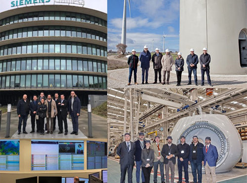 Representantes del Partido Popular y del IDAE visitan centros industriales de la eólica