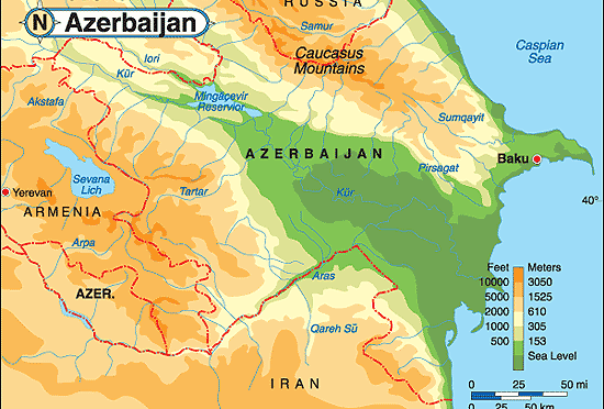 Azerbaiyán construye seis estaciones de medición de energía eólica