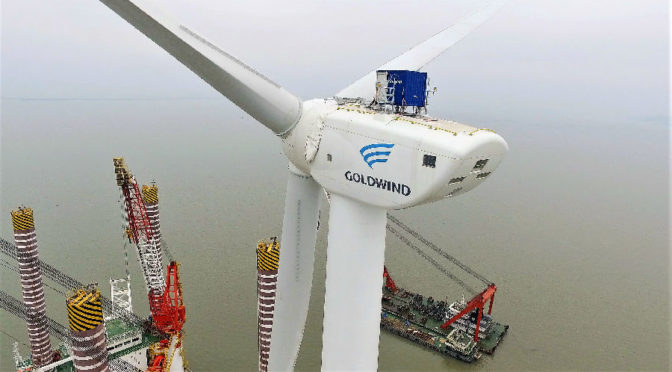 El Consejo Global de la Energía Eólica da la bienvenida a Goldwind como miembro de la junta directiva