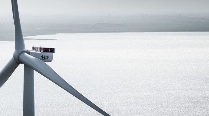 MHI Vestas suministrará cinco aerogeneradores V164-9.5 MW para el parque eólico marino flotante Kincardine en Escocia