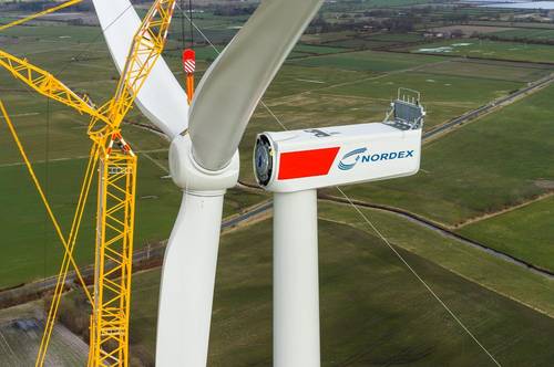 Nordex suministra aerogeneradores de energía eólica por 1 gigavatio en el primer trimestre de 2019