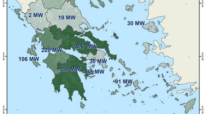 Crece capacidad acumulada de energía eólica en Grecia