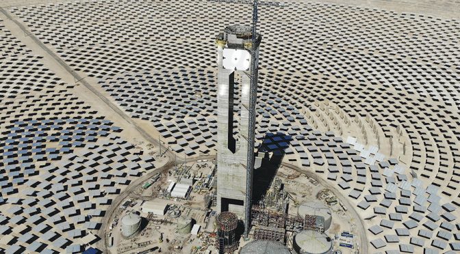 Primera central termosolar de Chile y América Latina tiene 80% de avance