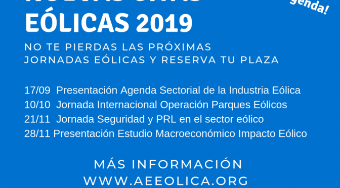 Agenda eólica en 2019