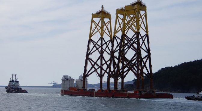 Navantia suministrará 62 jackets a la energía eólica offshore