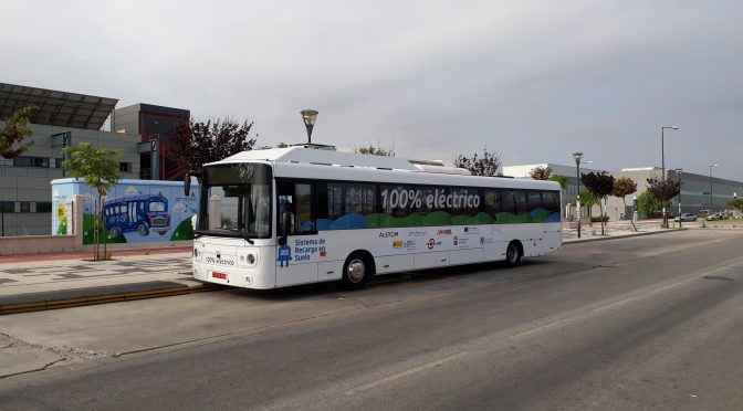 Prototipo de carga rápida por contacto en suelo para autobuses eléctricos