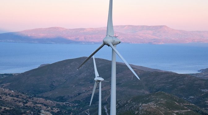 Energía eólica en Grecia: se inauguró el complejo eólico Kafireas