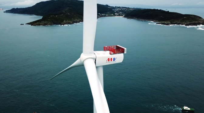 Eoliennes Floating du golfe du Lion (EFGL) selecciona la turbina eólica V164-10.0 MW de MHI Vestas Offshore Wind