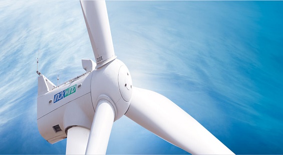 Energía eólica en India, aerogeneradores de Inox Wind para parque eólico en Gujarat