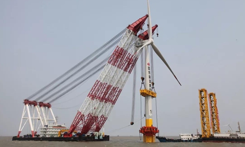 China utiliza turbina eólica en alta mar con inversión extranjera