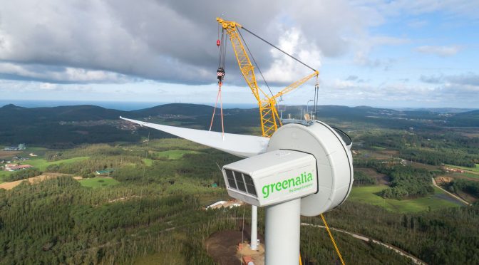 Eólica en Galicia, Greenalia pone en marcha su primer parque eólico