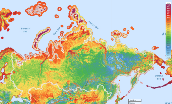 Energía eólica en Rusia, parque eólico de Rosatom