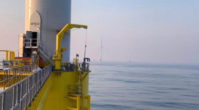 Portugal conecta una turbina eólica flotante de 8 MW