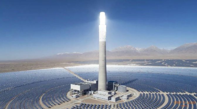 Shouhang adquiere un proyecto termosolar de torre de 100 MW en China