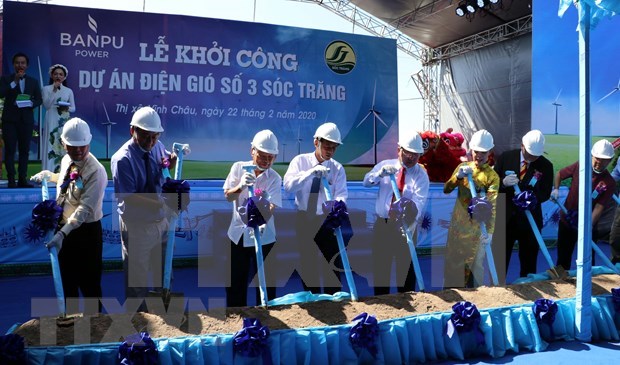 Comienza construcción de central de energía eólica en provincia vietnamita de Soc Trang