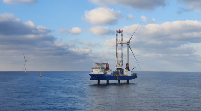 Northwester 2 completa la instalación de la turbina eólica de 9,5 MW