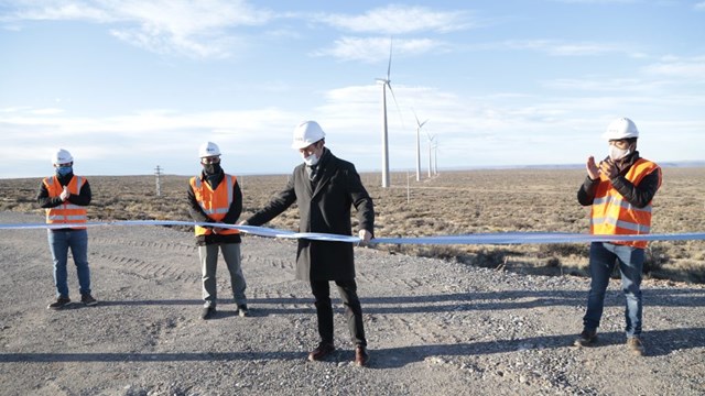 Energía eólica en Neuquén, primer parque eólico