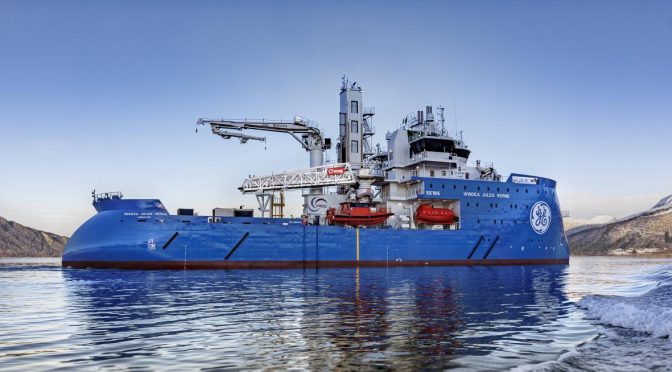 El nuevo buque de GE está transformando el mantenimiento de la energía eólica marina