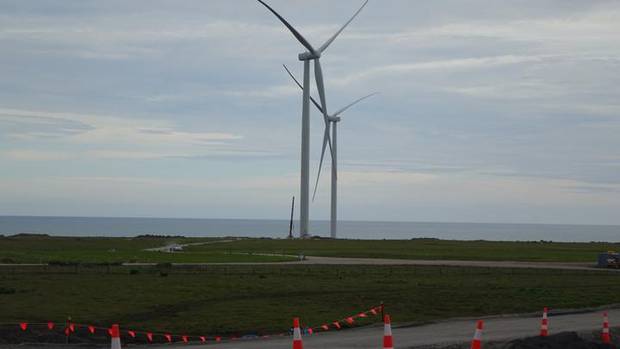 Energía eólica Nueva Zelanda, los aerogeneradores ya están en el parque eólico de Waipipi